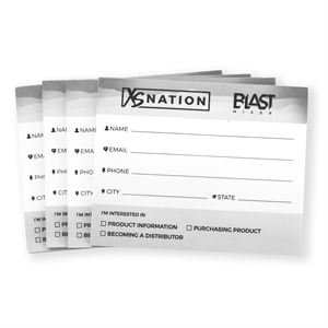 Event Contact Cards - 4 Pack