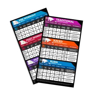 XS Comparison Charts - 100 pack