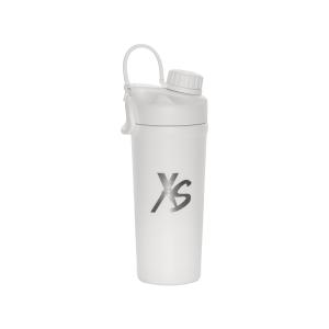 XS 26 oz Stainless Steel Shaker Bottle - White