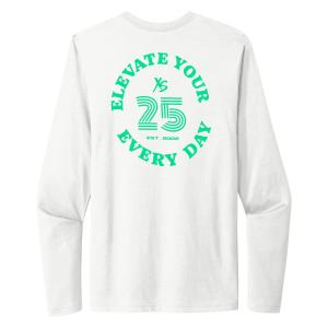XS Elevate Your Every Day Vintage Long Sleeve Tee - White