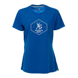 Ladies XS Athletic Department Performance Tee - Royal Blue